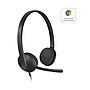 Logitech H340 Computer Headset, Over-the-Head, Black (981-000507)~#|#~sp111768765_sc7