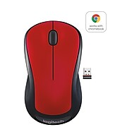 Logitech M310 910-002486 Wireless Laser Mouse, Flame Red Gloss