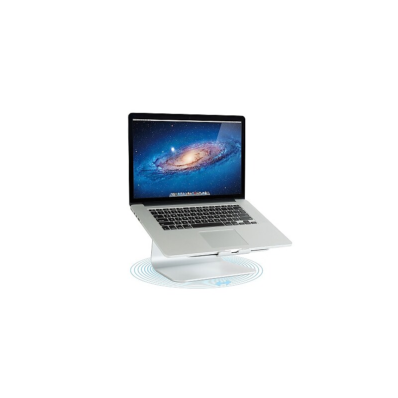 Rain Design mStand360 Laptop Stand for Apple MacBook/MacBook Pro/Powerbook, Silver (10036) image 1