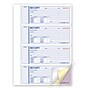 Money Receipt Forms, Carbonless, 3 Part, Hard Cover, 2-3/4" x 7", 200 Sets/Book (RED8L818)~#|#~sp111769722_sc7