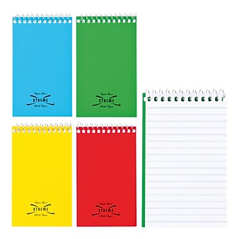 National Brand Xtreme Memo Pad, 3" x 5", Narrow, White, 60 Sheets/Pad (31120)