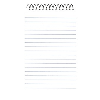 National Brand Xtreme Memo Pad, 3" x 5", Narrow, White, 60 Sheets/Pad (31120)