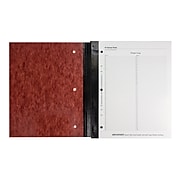 National Brand Lab Computation Notebook, 9.25" x 11", Quad Ruled, 200 Sheets, Brown (43649)