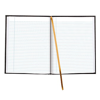 Blueline Executive Hardcover Journal, 8.5" x 10.75", College Ruled, Black, 150 Pages (A10.81)