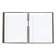Dominion Blueline Inc Notebook, 8" x 11", College Ruled, 150 Sheets, Black (A10150.BLK)