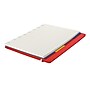 Filofax A5 Classic Bright 4-Subject Professional Notebooks, 5.8" x 8.25", College Ruled, 56 Sheets, Red (B115008U)~#|#~sp111769953_sc7