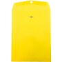 JAM Paper Open End Clasp #13 Catalog Envelope, 10" x 13", Yellow, 100/Box (900906710)~#|#~sp111772287_sc7