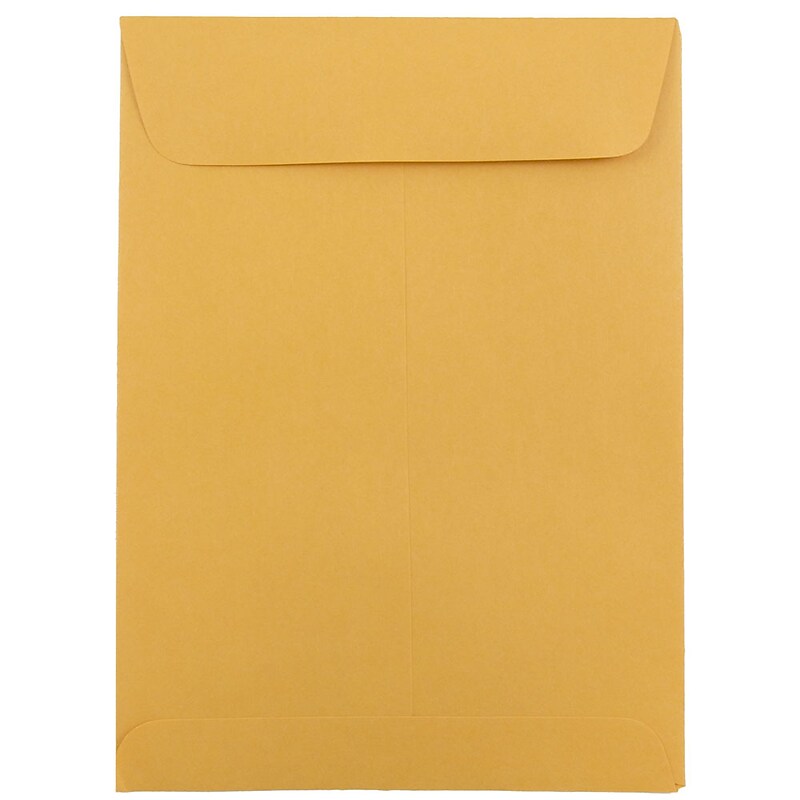 JAM Paper Open End Kraft Catalog Envelope, 5 1/2" x 7 1/2", Brown, 1000/Carton (4101B) image 1
