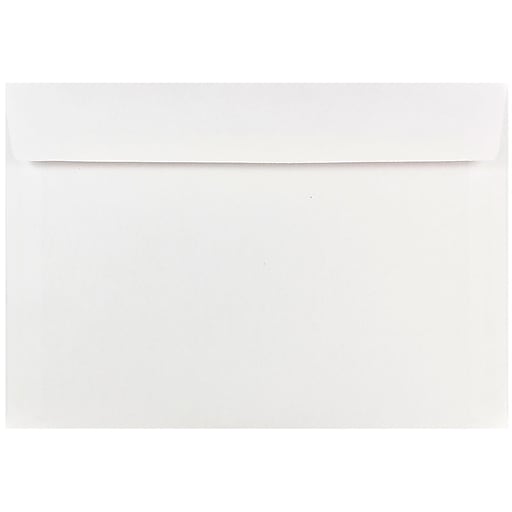 White 25 Envelopes per Pack JAM Paper® Envelopes 7 1/2 x 10 1/2 Booklet Envelopes