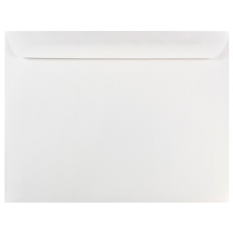 JAM Paper® 10 x 13 Booklet Envelopes, White, 50/Pack (4023222A) image 1
