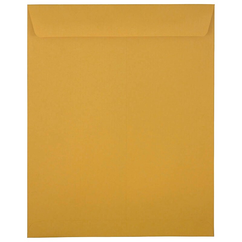 JAM Paper Kraft Open End Catalog Envelope, 11 1/2" x 14 1/2", Brown, 50/Pack (313011452I) image 1