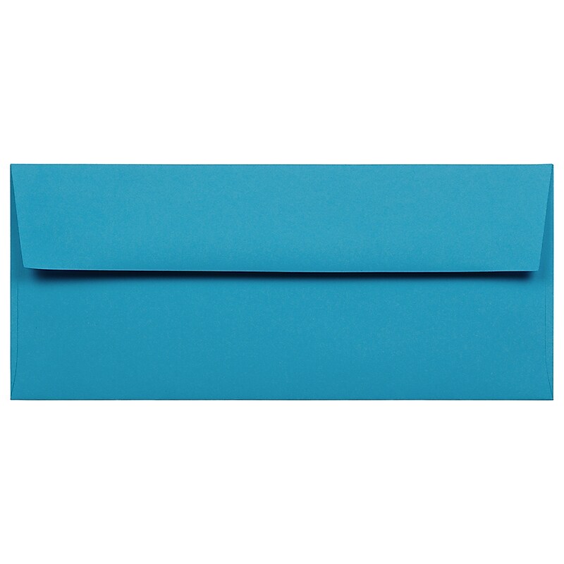 JAM Paper #10 Business Envelope, 4 1/8" x 9 1/2", Blue, 25/Pack (15861) image 1