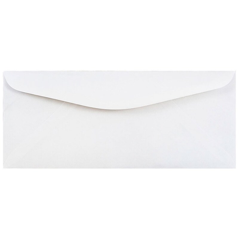 JAM Paper #12 Business Commercial Envelope, 4 3/4" x 11", White, 25/Pack (45195) image 1