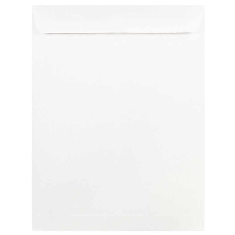 JAM Paper Open End Open End Catalog Envelope, 9" x 12", White, 50/Pack (1623197I) image 1