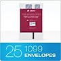 Adams 2020 1099 Peel & Seal Double Window Security Tax Form Envelopes, White, 25/Pack (STAX120)~#|#~sp111860902_sc7