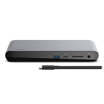 Belkin Thunderbolt 3 Dock Pro Dual Monitor Docking Station for Thunderbolt 3/USB-C Laptops (F4U097TT)