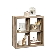 Sauder 4-Shelf 31"H Cube Bookcase, Lintel Oak (430192)