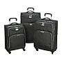 Geoffrey Beene 3-Piece Polyester Spinner Luggage Set, Midnight Black (GB3682-3)~#|#~sp111867734_sc7