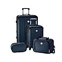 Geoffrey Beene 4-Piece Hardside Spinner Luggage Set, Navy (GB216-4)~#|#~sp111867764_sc7