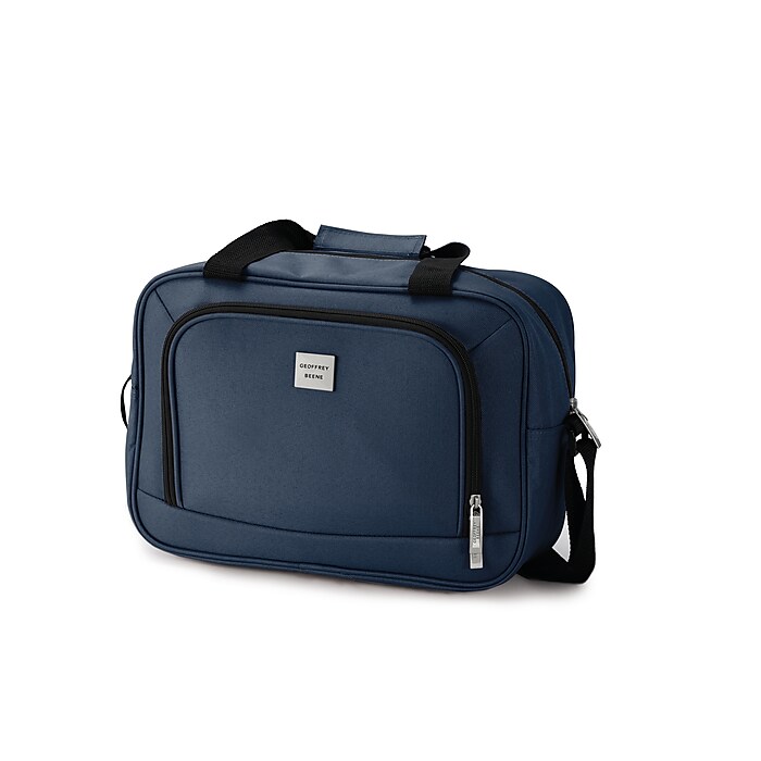 Geoffrey Beene 4-Piece Hardside Spinner Luggage Set, Navy