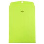 JAM Paper 9" x 12" Open End Catalog Colored Envelopes with Clasp Closure, Ultra Lime Green, 10/Pack (900835395B)~#|#~sp112110408_sc7