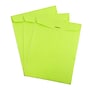 JAM Paper 9" x 12" Open End Catalog Colored Envelopes with Clasp Closure, Ultra Lime Green, 10/Pack (900835395B)~#|#~sp112110409_sc7