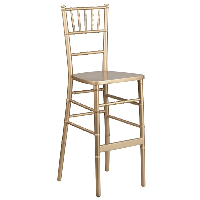 Flash Furniture Gold Wood Chiavari Barstool (XACHBARGO) image 1