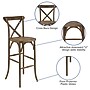 Flash Furniture Wood X-Back Bar Stool, Dark Antique (XAXBARGO)~#|#~sp112115573_sc7