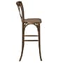 Flash Furniture Wood X-Back Bar Stool, Dark Antique (XAXBARGO)~#|#~sp112115577_sc7