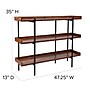 Flash Furniture HERCULES Series 18" Storage Shelf, Rustic (JN2542B3)~#|#~sp112115652_sc7