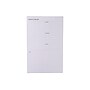 Noted by Post-it® Brand, Grey Daily Planner Pad, 4.9" x 7.7", 100 Sheets/Pad, 1 Pad/Pack (NTD-58-GRY)~#|#~sp112119528_sc7