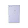 Noted by Post-it® Brand, Blue Daily Planner Pad, 4.9" x 7.7", 100 Sheets/Pad, 1 Pad/Pack (NTD-58-BLU)~#|#~sp112119532_sc7
