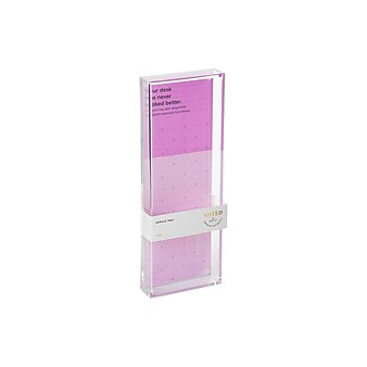 Noted by Post-it® Brand, Note and Pen Acrylic Tray, 3.8" x 10.5" (NTD-TRAY-NP)