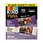 KIND Minis Bars, Salted Caramel Dark Chocolate Nut/Dark Chocolate Almond Coconut, 0.7 Oz., 20/Pack (27970)~#|#~sp112203552_sc7