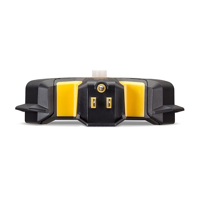 360 Electrical 5-Outlet Power Hub, Yellow/Black (360697