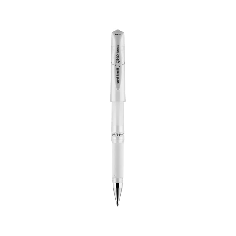 uni-ball Gel Impact Pen, Broad Point, White Ink (64538) image 1
