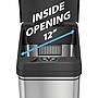 iTouchless Stainless Steel Sensor Trash Can, 13 Gallon, Silver (DZT13)~#|#~sp112220745_sc7