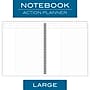 Cambridge 1-Subject Professional Notebooks, 8.5" x 11", Wide Ruled, 80 Sheets, Black (06064)~#|#~sp112221844_sc7