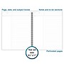 Cambridge 1-Subject Professional Notebooks, 8.5" x 11", Wide Ruled, 80 Sheets, Black (06064)~#|#~sp112221845_sc7