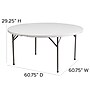 Flash Furniture Elon Folding Table, 60.75" x 60.75", Granite White (DADYCZ1GW)~#|#~sp112222424_sc7