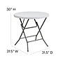 Flash Furniture Elon Folding Table, 31.5" x 31.5", Granite White (DADYCZ80RGW)~#|#~sp112222452_sc7