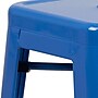 Flash Furniture Kai Industrial Metal Bar Stool without Back, Blue (CH3132030BL)~#|#~sp112224882_sc7