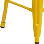 Flash Furniture Kai Industrial Galvanized Steel Counter Stool without Back, Yellow (CH3132024YL)~#|#~sp112224909_sc7