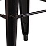 Flash Furniture Kai Industrial Metal Bar Stool without Back, Black-Antique Gold (CH3132030BQ)~#|#~sp112224940_sc7