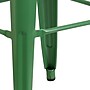 Flash Furniture Kai Industrial Galvanized Steel Barstool without Back, Green (CH3132030GN)~#|#~sp112224957_sc7
