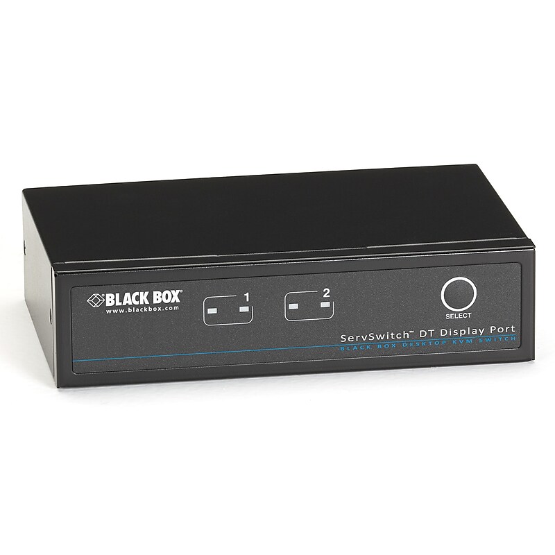 Black Box DT Series KVM Switch DT DisplayPort with USB and Audio - 2-Port (KV9702A) image 1