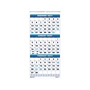 2022 House of Doolittle 26" x 12.25" Wall Calendar, White/Blue (3640-22)