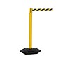 Queue Solutions WeatherMaster 250 2" Yellow Nylon Crowd Control Belt Barrier, Yellow (WMR250Y-YW110)~#|#~sp112308851_sc7