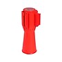 Queue Solutions ConePro 500 2" Nylon Crowd Control Traffic Retracting Belt Unit, Red/White (CP500O-RW100)~#|#~sp112308862_sc7