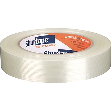 Packing Tape Clear 6 Rolls 1" x 60 YDS Fiberglass Reinforced Filament Strapping 
